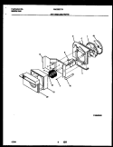 AIR HANDLING PARTS Diagram and Parts List for FAC053T7A3  Frigidaire Air Conditioner