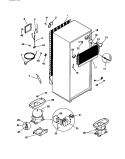 SYSTEM Diagram and Parts List for MRT15DNCW0  Frigidaire Refrigerator