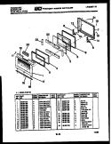 Part Location Diagram of 08067649 Frigidaire OUTER GLASS GAZELLE