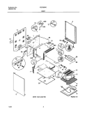 BODY Diagram and Parts List for FEF365BGWE  Frigidaire Range