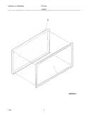 DOOR Diagram and Parts List for GTCF053  Frigidaire Freezer