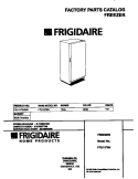COVER Diagram and Parts List for FFU11F0HW0  Frigidaire Freezer