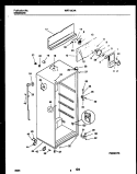 CABINET PARTS Diagram and Parts List for WRT18CVAW1  Frigidaire Refrigerator