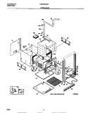 LOWER BODY Diagram and Parts List for FEB755CBSF  Frigidaire Wall Oven