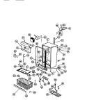 CABINET Diagram and Parts List for FV19F5WXFC  Gibson Freezer