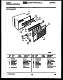 CABINET PARTS Diagram and Parts List for AL05A4EYA  Gibson Air Conditioner