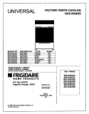 COVER Diagram and Parts List for MGF324BGDE  Frigidaire Range