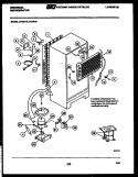 SYSTEM AND AUTOMATIC DEFROST PARTS Diagram and Parts List for GTL175BH1  Frigidaire Refrigerator