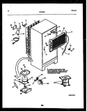 BLOWER AND DRIVE PARTS Diagram and Parts List for DG350RXW1  Frigidaire Dryer