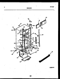 CABINET PARTS Diagram and Parts List for RS227MCD2  Frigidaire Refrigerator