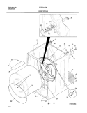 CABINET / DRUM Diagram and Parts List for GGF331AS4  Gibson Dryer