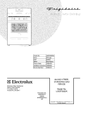 COVER Diagram and Parts List for LGGF3032KMA  Frigidaire Range