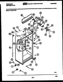 CABINET PARTS Diagram and Parts List for FPCE19TNH1  Frigidaire Refrigerator