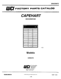COVER Diagram and Parts List for CDH25E1  Frigidaire Dehumidifier