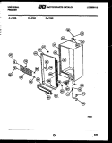 CABINET PARTS Diagram and Parts List for V16C  Frigidaire Freezer