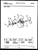 CAM Diagram and Parts List for DW5000A1  Frigidaire Dishwasher