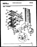 SYSTEM AND ELECTRICAL PARTS Diagram and Parts List for KFU17M3AW1  Kelvinator Freezer