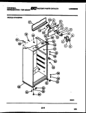 CABINET PARTS Diagram and Parts List for GTN155HH1  Frigidaire Refrigerator