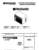COVER Diagram and Parts List for FAS185F2A1  Frigidaire Air Conditioner