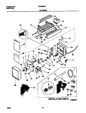 ICE MAKER Diagram and Parts List for GRS26ZRGD1  Gibson Refrigerator