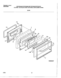 Part Location Diagram of 316091122 Frigidaire HANDLE-DOOR
