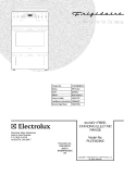 COVER Diagram and Parts List for PLEFMZ99ECG  Frigidaire Range