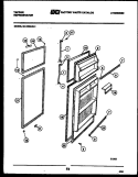 DOOR PARTS Diagram and Parts List for 95-1999-57-01  Tappan Refrigerator