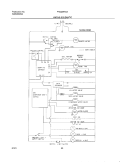 WIRING SCHEMATIC Diagram and Parts List for FRS26KR4AB1  Frigidaire Refrigerator
