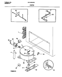SYSTEM Diagram and Parts List for MFC23S4CW0  Frigidaire Freezer