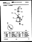 COMPRESSOR PARTS Diagram and Parts List for AS10ME5L2  Frigidaire Air Conditioner