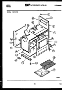 BODY PARTS Diagram and Parts List for VG21AW3  Tappan Range