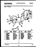 ELECTRICAL PARTS Diagram and Parts List for WAL103S1A1  Frigidaire Air Conditioner