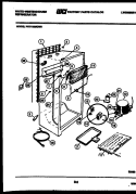 SYSTEM AND AUTOMATIC DEFROST PARTS Diagram and Parts List for PRT193MCW0  Frigidaire Refrigerator