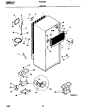 SYSTEM Diagram and Parts List for FRT21NRGB2  Frigidaire Refrigerator