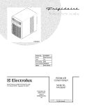 COVER Diagram and Parts List for FAK083N7V  Frigidaire Air Conditioner