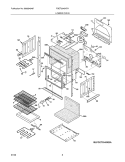 LOWER OVEN Diagram and Parts List for FGET3045KFA  Frigidaire Wall Oven