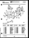 ELECTRICAL PARTS Diagram and Parts List for AK14C6RVA  Gibson Air Conditioner