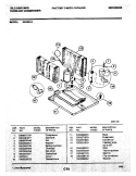COMPRESSOR Diagram and Parts List for 6HA601A  Frigidaire Air Conditioner
