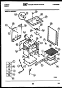 BODY PARTS Diagram and Parts List for 30-4990-00-01  Tappan Range