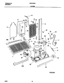 SYSTEM Diagram and Parts List for WRS22WNHW4  Frigidaire Refrigerator