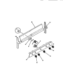 BACKGUARD Diagram and Parts List for CGC1M1WXH  Gibson Range