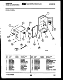ELECTRICAL PARTS Diagram and Parts List for AR14ME5L1  Frigidaire Air Conditioner