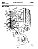 SYSTEM Diagram and Parts List for UL1793ECW2  Electrolux Freezer