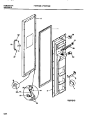 FREEZER COMPARTMENT DOOR Diagram and Parts List for F45WP22BD0  Frigidaire Refrigerator