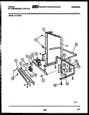 POWER DRY AND MOTOR PARTS Diagram and Parts List for 61-1160-23  Tappan Dishwasher