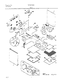 BODY Diagram and Parts List for FEF387WJCB  Frigidaire Range