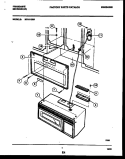 WINDOW MOUNTING PARTS Diagram and Parts List for MVH1195A  Frigidaire Microwave