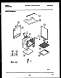 BODY PARTS Diagram and Parts List for CGC3M4WXD  Gibson Range