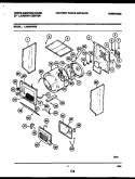 CABINET AND COMPONENT PARTS Diagram and Parts List for LE400AXW2  Frigidaire Washer Dryer Combo