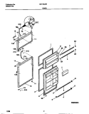DOOR Diagram and Parts List for MRT18JREW1  Frigidaire Refrigerator